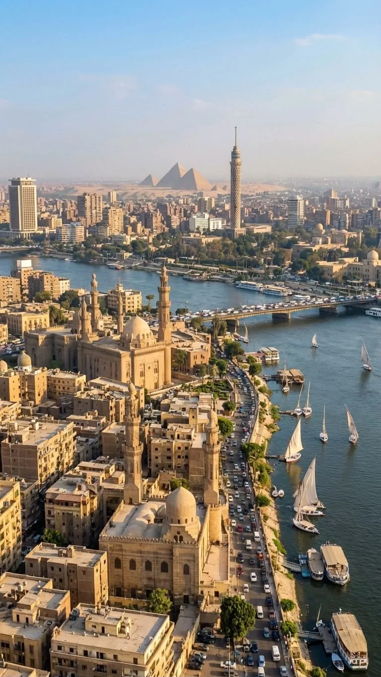 El Cairo privado en minibús desde Hurghada