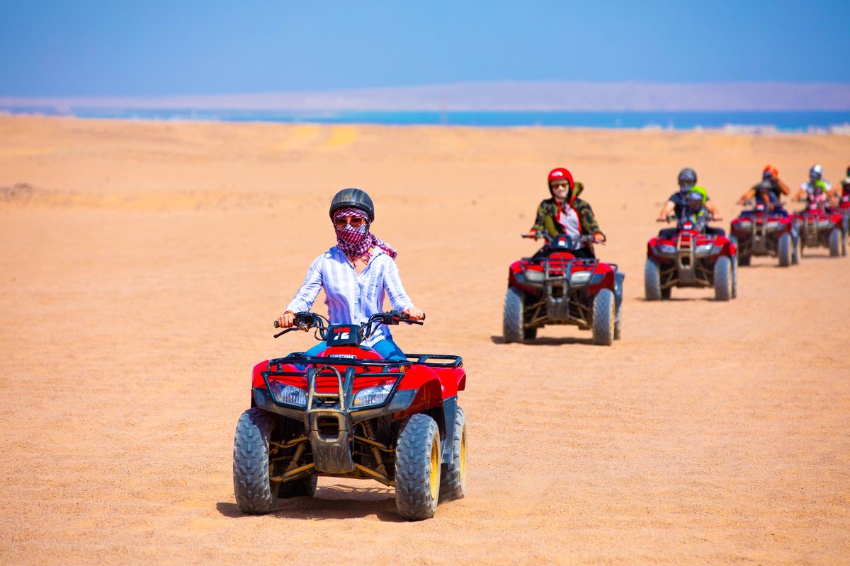 Quad Safari in der Wüste – Abenteuer mit Ausflug1 ab El Gouna