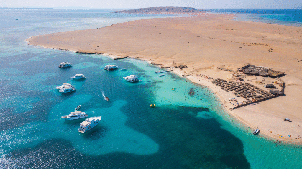 iftun-Inseln Hurghada – weißer Sandstrand im Roten Meer